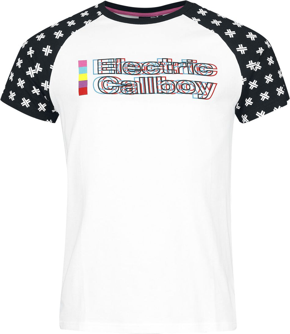 T-Shirt Manches courtes  de Electric Callboy - EMP Signature Collection - S à XXL - pour Homme - blanc/noir - Electric Callboy