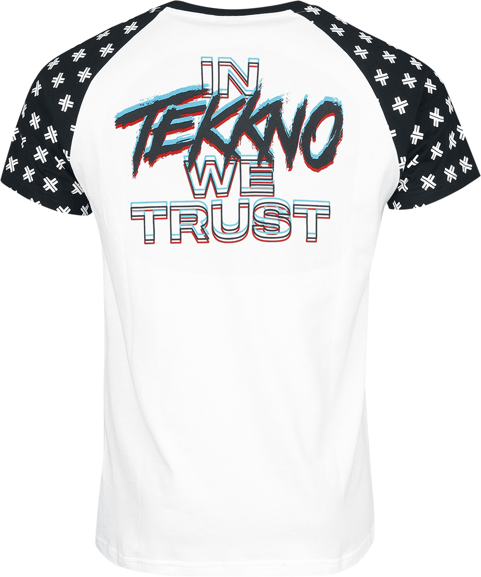 T-Shirt Manches courtes  de Electric Callboy - EMP Signature Collection - S à XXL - pour Homme - blanc/noir - Electric Callboy - View 2