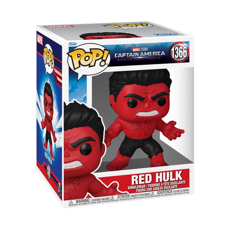 Captain America - Captain America : Brave New World - Red Hulk (Super Pop!) - Funko Pop! n°1364 - Funko Pop! - Funko Shop Europe - Captain America