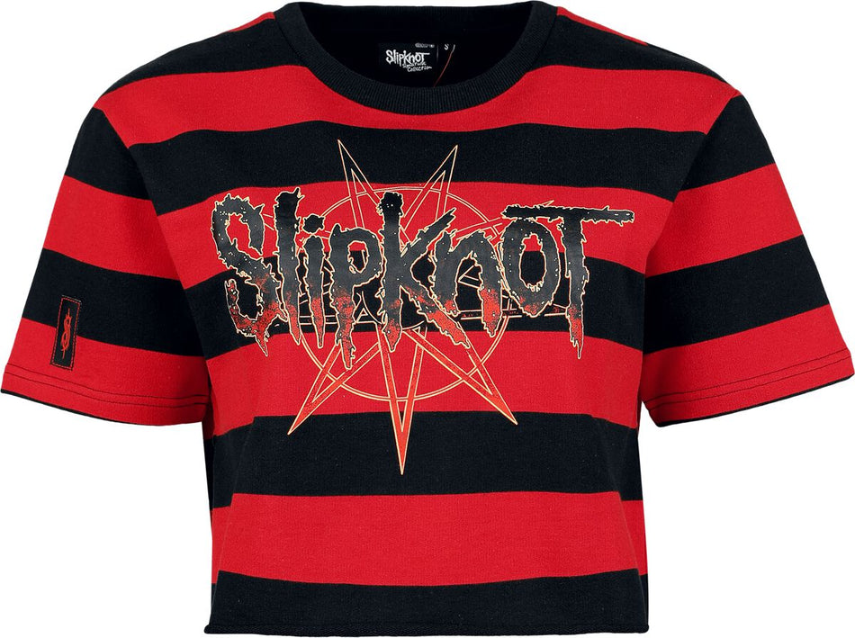 T-Shirt Manches courtes  de Slipknot - EMP Signature Collection - S à 3XL - pour Femme - rouge/noir - Slipknot