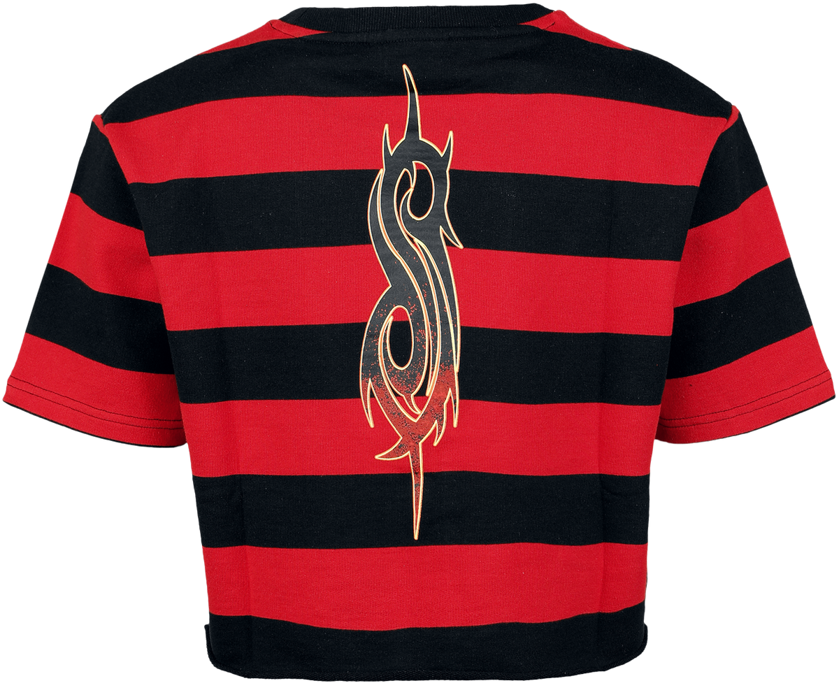 T-Shirt Manches courtes  de Slipknot - EMP Signature Collection - S à 3XL - pour Femme - rouge/noir - Slipknot - View 2