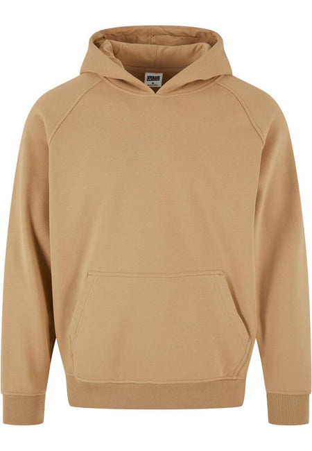 Sweat-shirt à capuche  de Urban Classics - Sweat à Capuche Cosy Raglan - S à L - pour Homme - beige - Urban Classics