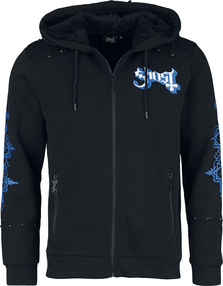 Sweat-shirt zippé à capuche  de Ghost - EMP Signature Collection - S à 3XL - pour Homme - noir - Ghost