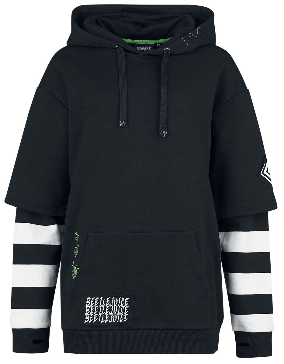 Sweat-shirt à capuche  de Beetlejuice - Strange And Unusual - S à XXL - pour Femme - noir - Beetlejuice