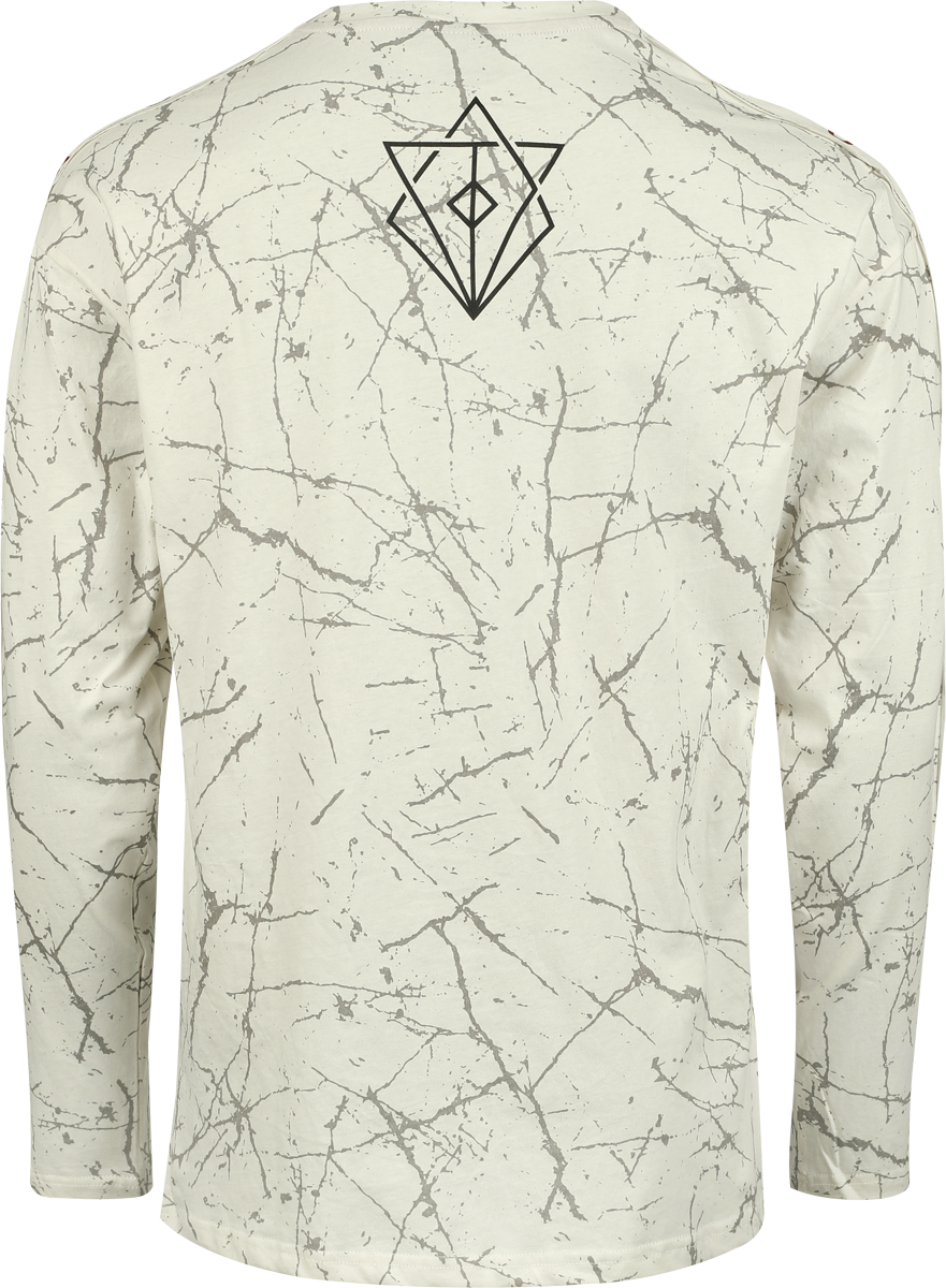 T-shirt manches longues  de In Flames - EMP Signature Collection - Oversize - S à XXL - pour Homme - blanc cassé - In Flames - View 2