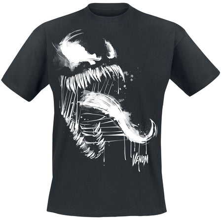 T-Shirt Manches courtes Gaming de Spider-Man - Marvel Games - Spider-Man 2 - Venom Splatter - S à 5XL - pour Homme - noir - Spider-Man