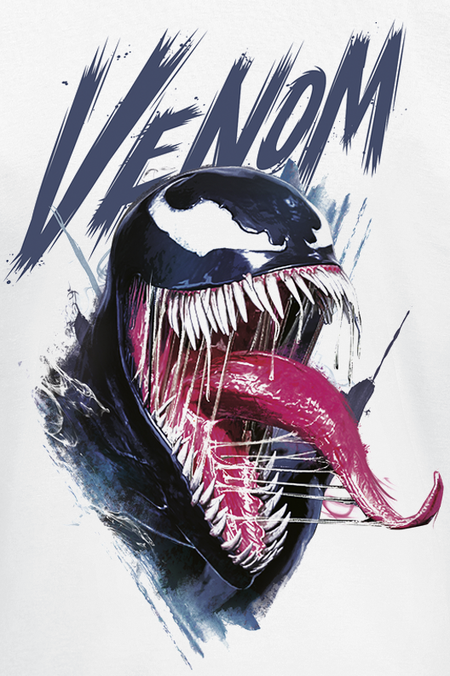 T-Shirt Manches courtes Gaming de Spider-Man - Marvel Games - Spider-Man 2 - Venom Scratch - S à 5XL - pour Homme - blanc - Spider-Man - View 2