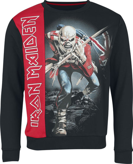 Sweat-shirt  de Iron Maiden - EMP Signature Collection - S à XL - pour Homme - noir/rouge - Iron Maiden