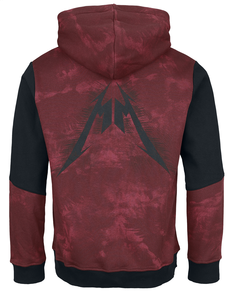 Sweat-shirt à capuche  de Metallica - EMP Signature Collection - M à 3XL - pour Homme - noir/rouge - metallica - View 2