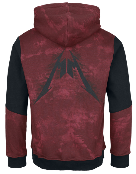 Sweat-shirt à capuche  de Metallica - EMP Signature Collection - M à 3XL - pour Homme - noir/rouge - metallica - View 2