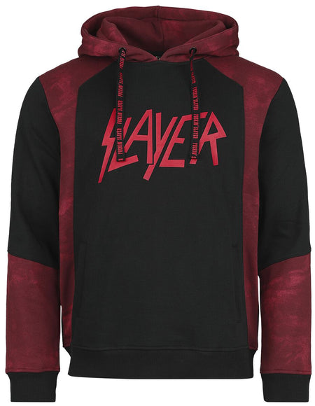 Sweat-shirt à capuche  de Slayer - EMP Signature Collection - M - pour Homme - noir/rouge - Slayer