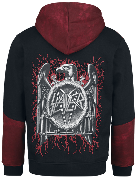 Sweat-shirt à capuche  de Slayer - EMP Signature Collection - M - pour Homme - noir/rouge - Slayer - View 2