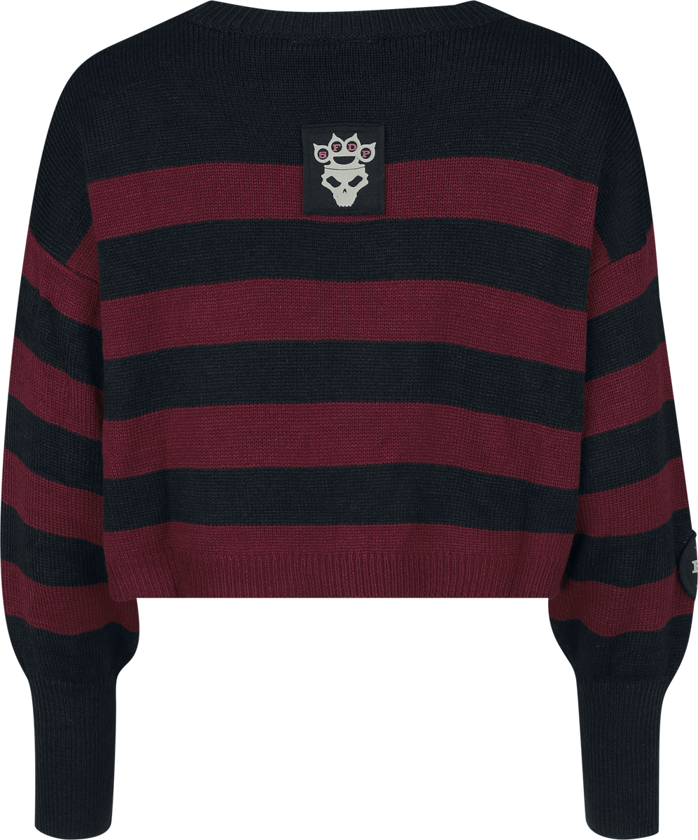 Pull tricoté  de Five Finger Death Punch - EMP Signature Collection - M à XXL - pour Femme - noir/rouge - Five Finger Death Punch - View 2