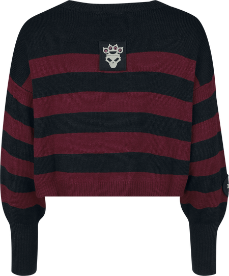 Pull tricoté  de Five Finger Death Punch - EMP Signature Collection - M à XXL - pour Femme - noir/rouge - Five Finger Death Punch - View 2