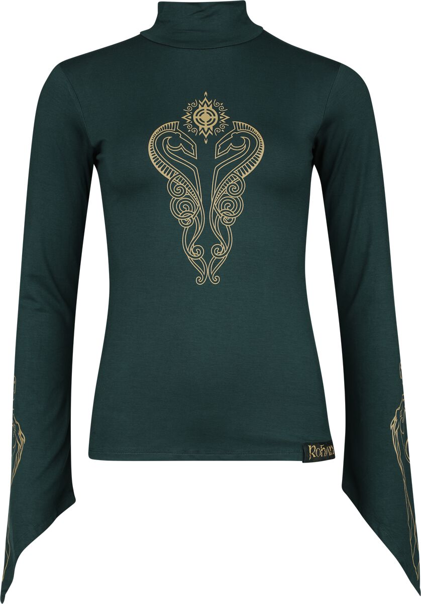 T-shirt manches longues  de Le Seigneur Des Anneaux - Rohirrim - S à XXL - pour Femme - vert - Le Seigneur Des Anneaux