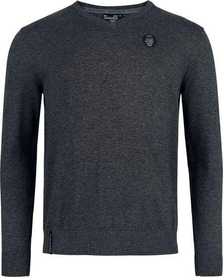 Pull tricoté  de Iron Maiden - EMP Signature Collection - M à XXL - pour Homme - gris sombre chiné - Iron Maiden