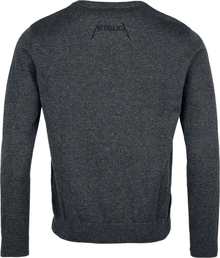 Pull tricoté  de Metallica - EMP Signature Collection - M à 3XL - pour Homme - gris sombre chiné - metallica - View 2