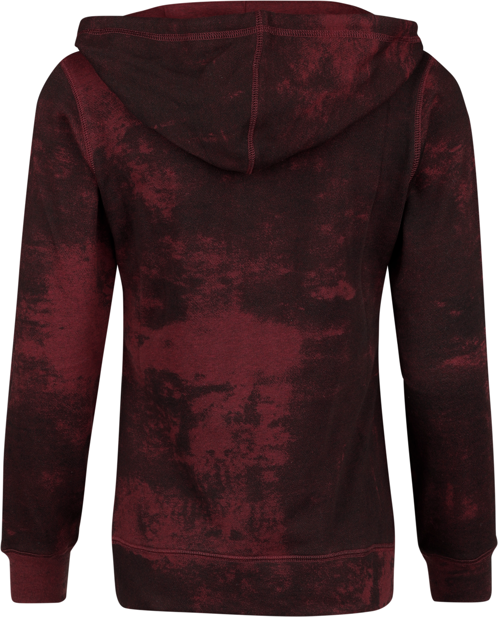 Sweat-shirt à capuche  de Metallica - EMP Signature Collection - S à M - pour Femme - rouge/noir - metallica - View 2