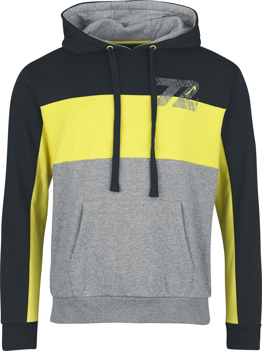 Sweat-shirt à capuche  de Metallica - EMP Signature Collection - M à XXL - pour Homme - noir/gris/jaune - metallica