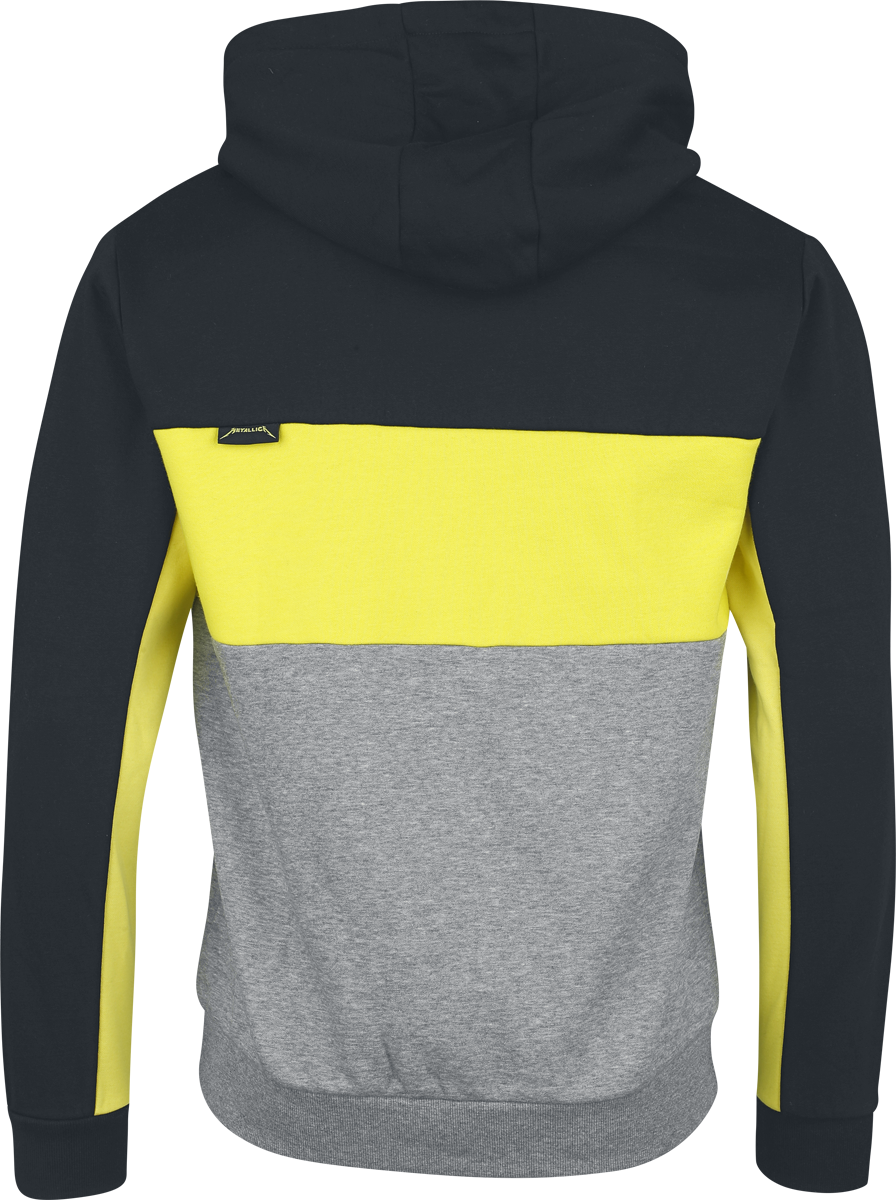 Sweat-shirt à capuche  de Metallica - EMP Signature Collection - M à XXL - pour Homme - noir/gris/jaune - metallica - View 2