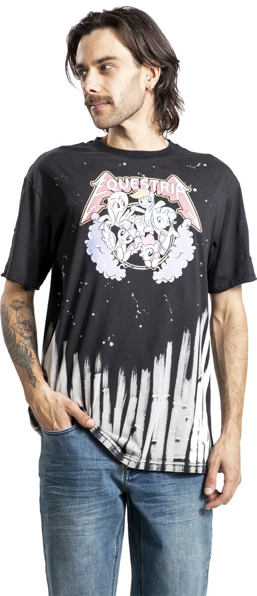 T-Shirt Manches courtes  de My Little Pony - S à XXL - pour Homme - noir - My Little Pony