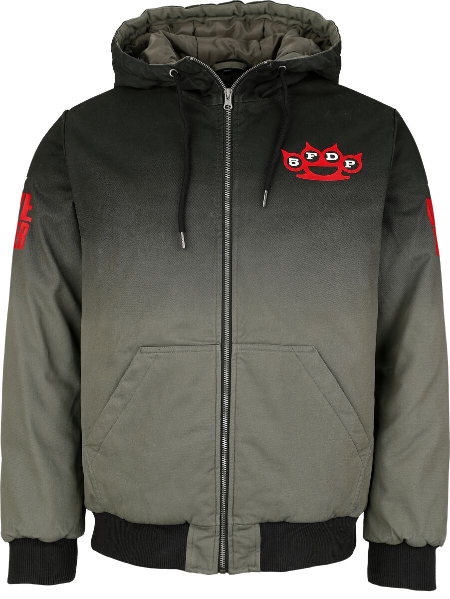 Veste d'hiver  de Five Finger Death Punch - EMP Signature Collection - S à XXL - pour Homme - gris/noir - Five Finger Death Punch