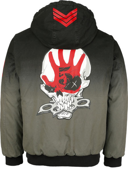 Veste d'hiver  de Five Finger Death Punch - EMP Signature Collection - S à XXL - pour Homme - gris/noir - Five Finger Death Punch - View 2