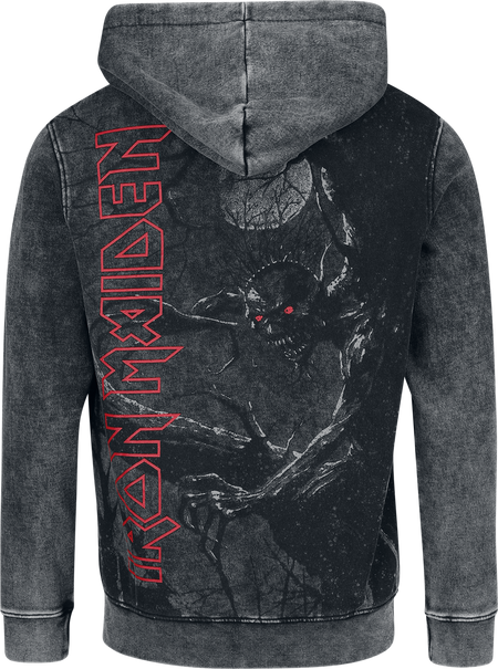 Sweat-shirt zippé à capuche  de Iron Maiden - EMP Signature Collection - S à 3XL - pour Homme - gris - Iron Maiden - View 2