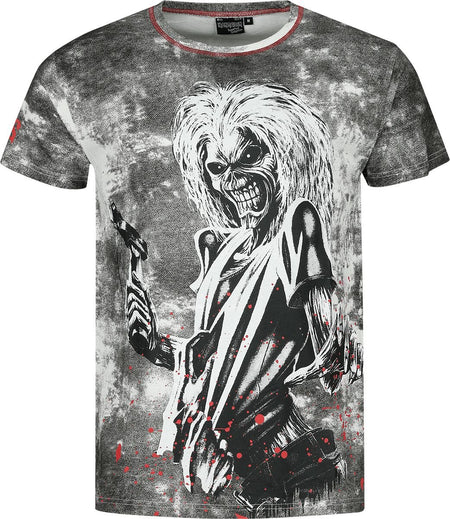 T-Shirt Manches courtes  de Iron Maiden - EMP Signature Collection - S à 3XL - pour Homme - blanc/noir - Iron Maiden