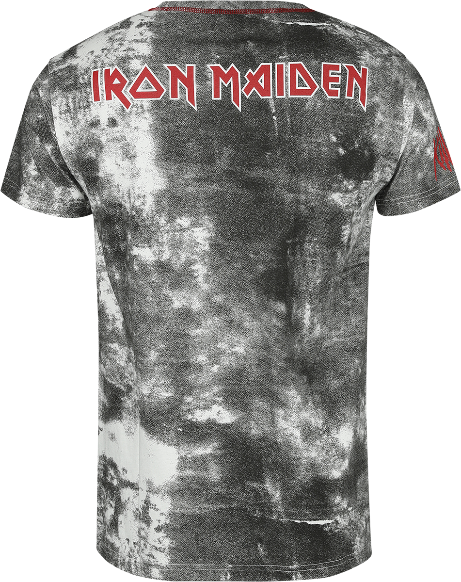 T-Shirt Manches courtes  de Iron Maiden - EMP Signature Collection - S à 3XL - pour Homme - blanc/noir - Iron Maiden - View 2