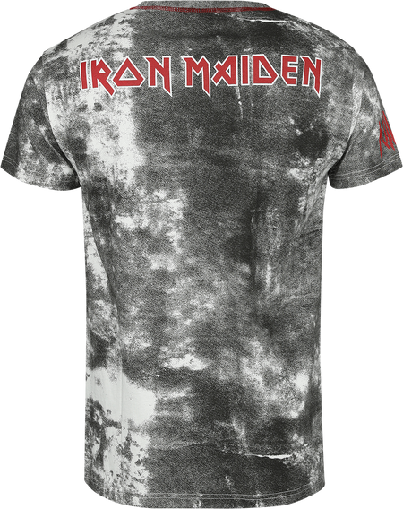 T-Shirt Manches courtes  de Iron Maiden - EMP Signature Collection - S à 3XL - pour Homme - blanc/noir - Iron Maiden - View 2