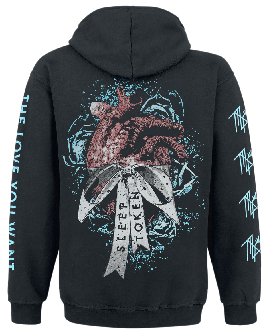Sweat-shirt à capuche  de Sleep Token - The Love - S à 5XL - pour Homme - noir - Sleep Token - View 2