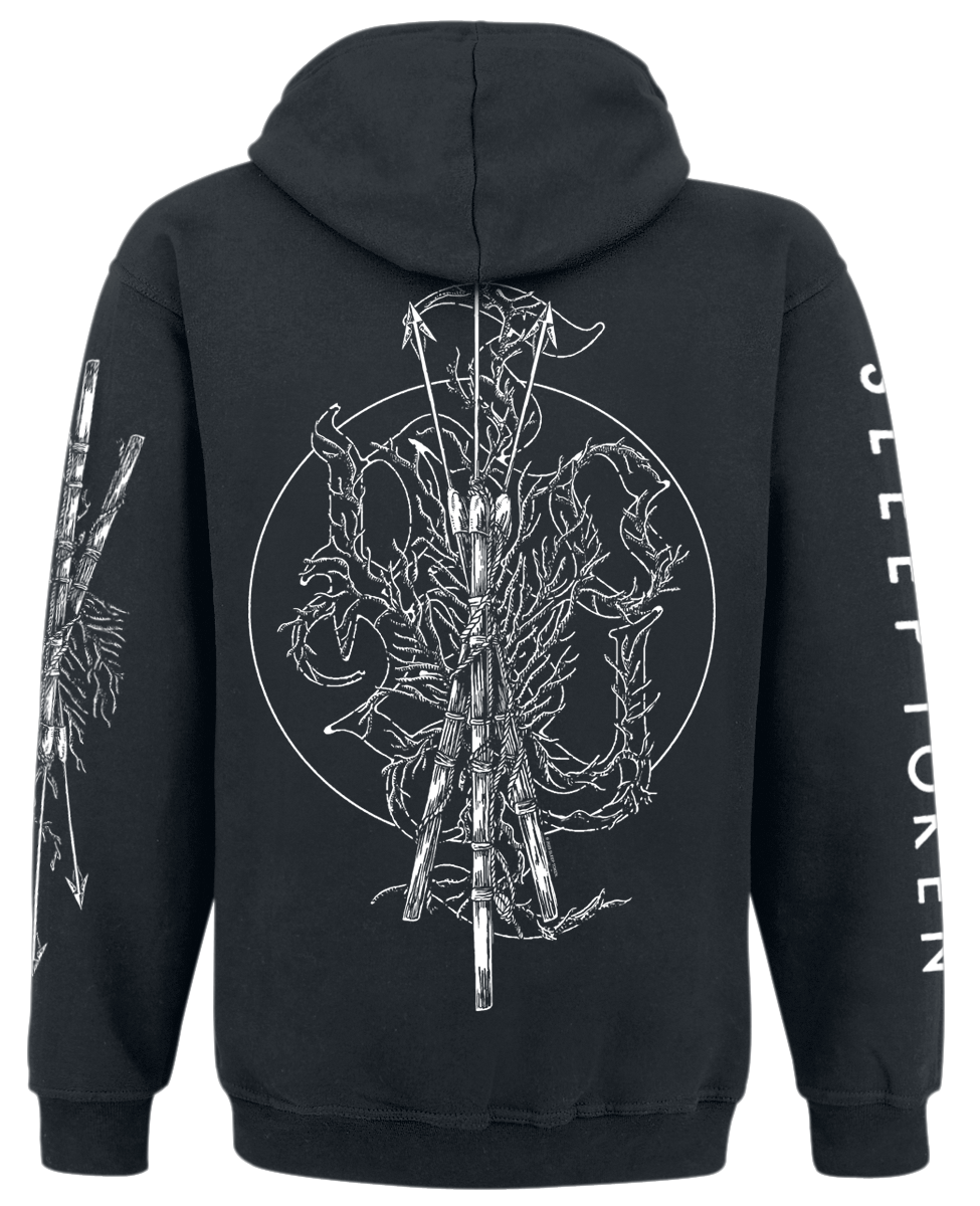 Sweat-shirt à capuche  de Sleep Token - Trinity - S à 5XL - pour Homme - noir - Sleep Token - View 2