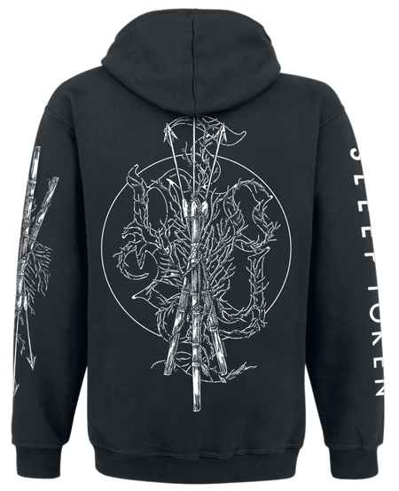 Sweat-shirt à capuche  de Sleep Token - Trinity - S à 5XL - pour Homme - noir - Sleep Token - View 2