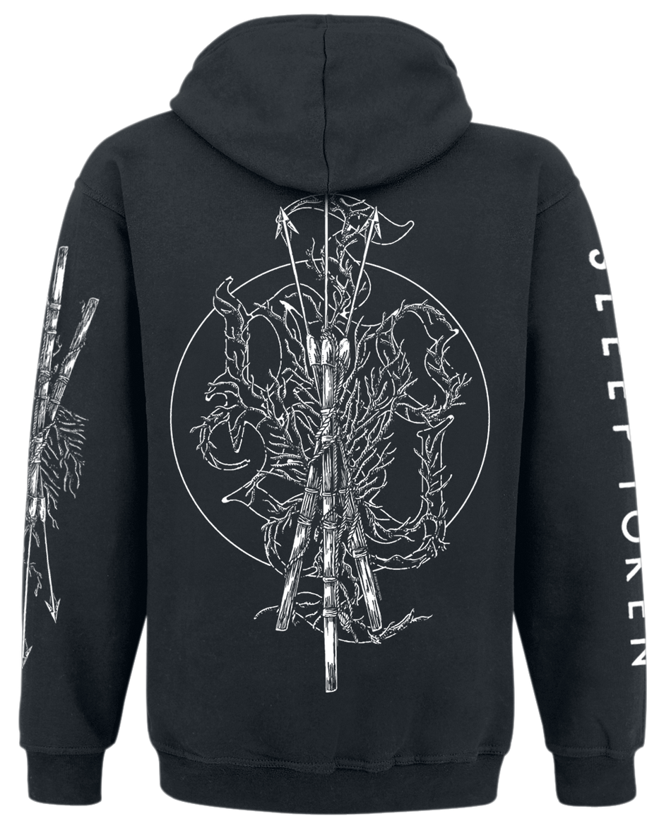 Sweat-shirt à capuche  de Sleep Token - Trinity - S à 5XL - pour Homme - noir - Sleep Token - View 2