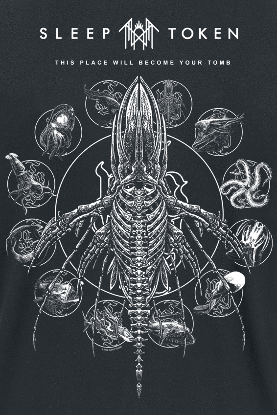 T-Shirt Manches courtes  de Sleep Token - Tomb - M à XXL - pour Homme - noir - Sleep Token - View 2