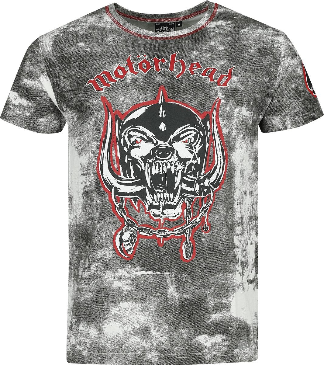 T-Shirt Manches courtes  de Motörhead - EMP Signature Collection - M - pour Homme - blanc/noir - Motörhead