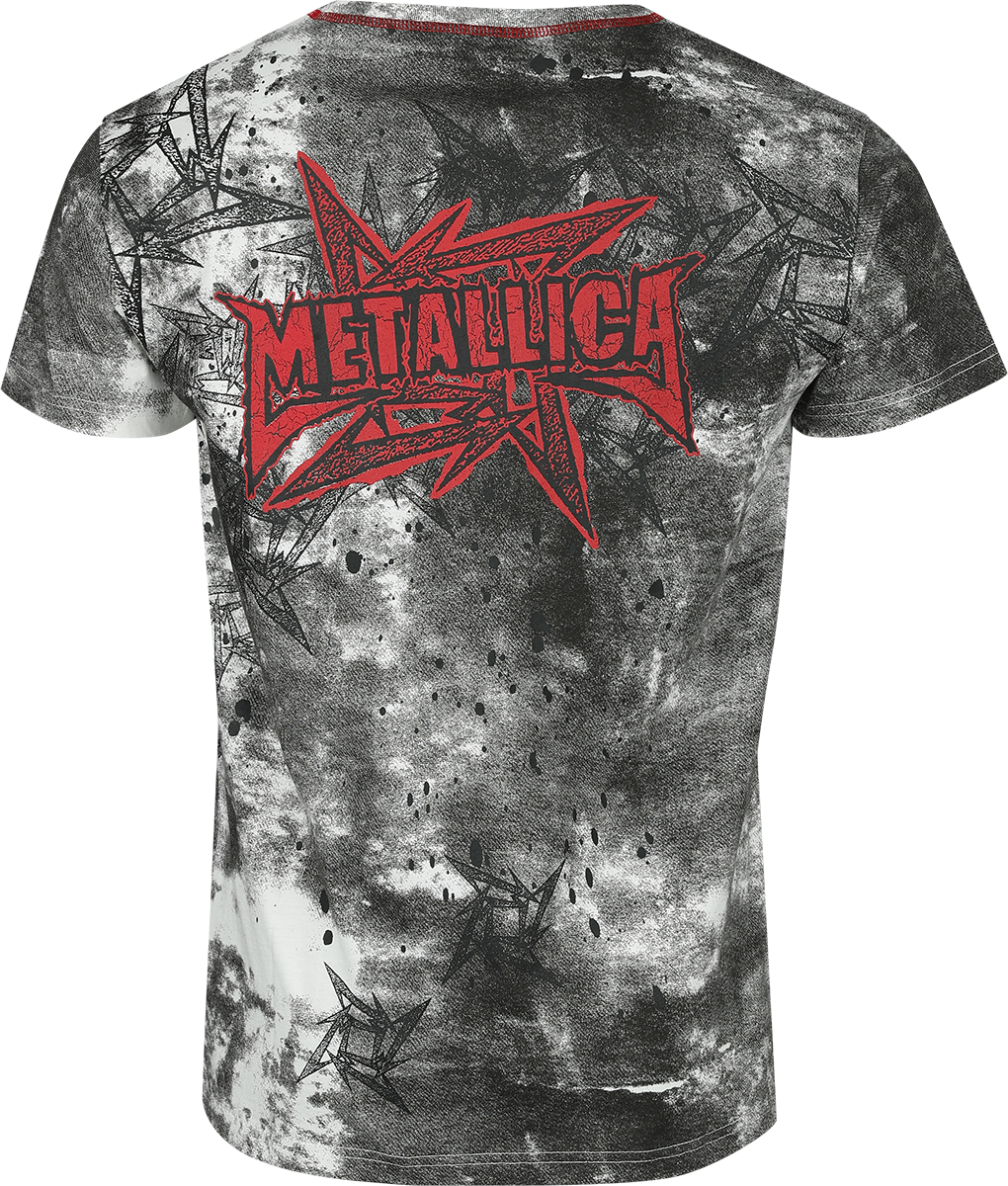 T-Shirt Manches courtes  de Metallica - EMP Signature Collection - S à M - pour Homme - blanc/noir - metallica - View 2