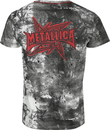 T-Shirt Manches courtes  de Metallica - EMP Signature Collection - S à M - pour Homme - blanc/noir - metallica - View 2