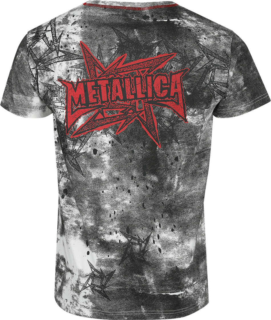 T-Shirt Manches courtes  de Metallica - EMP Signature Collection - S à M - pour Homme - blanc/noir - metallica - View 2