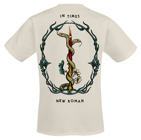 T-Shirt Manches courtes  de Queens Of The Stone Age - In Times New Roman - Snake Candle - S à XXL - pour Homme - naturel - Queens Of The Stone Age - View 2