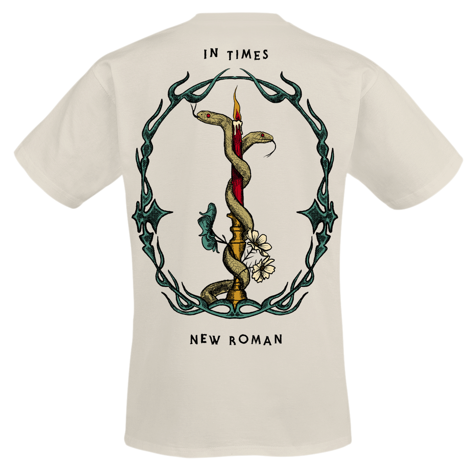 T-Shirt Manches courtes  de Queens Of The Stone Age - In Times New Roman - Snake Candle - S à XXL - pour Homme - naturel - Queens Of The Stone Age - View 2