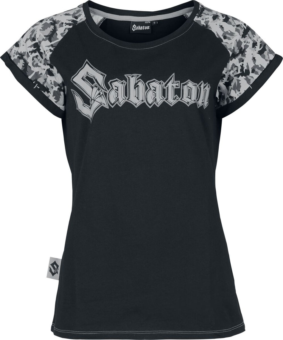 T-Shirt Manches courtes  de Sabaton - EMP Signature Collection - S à L - pour Femme - noir/camouflage - Sabaton