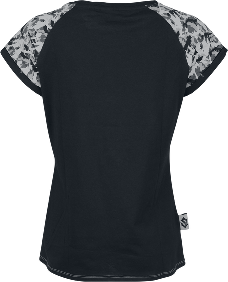 T-Shirt Manches courtes  de Sabaton - EMP Signature Collection - S à L - pour Femme - noir/camouflage - Sabaton - View 2