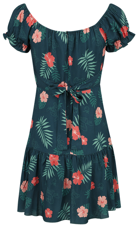 Robe mi-longue Disney de Lilo & Stitch - Stitch - S à XXL - pour Femme - multicolore - Lilo & Stitch - View 2