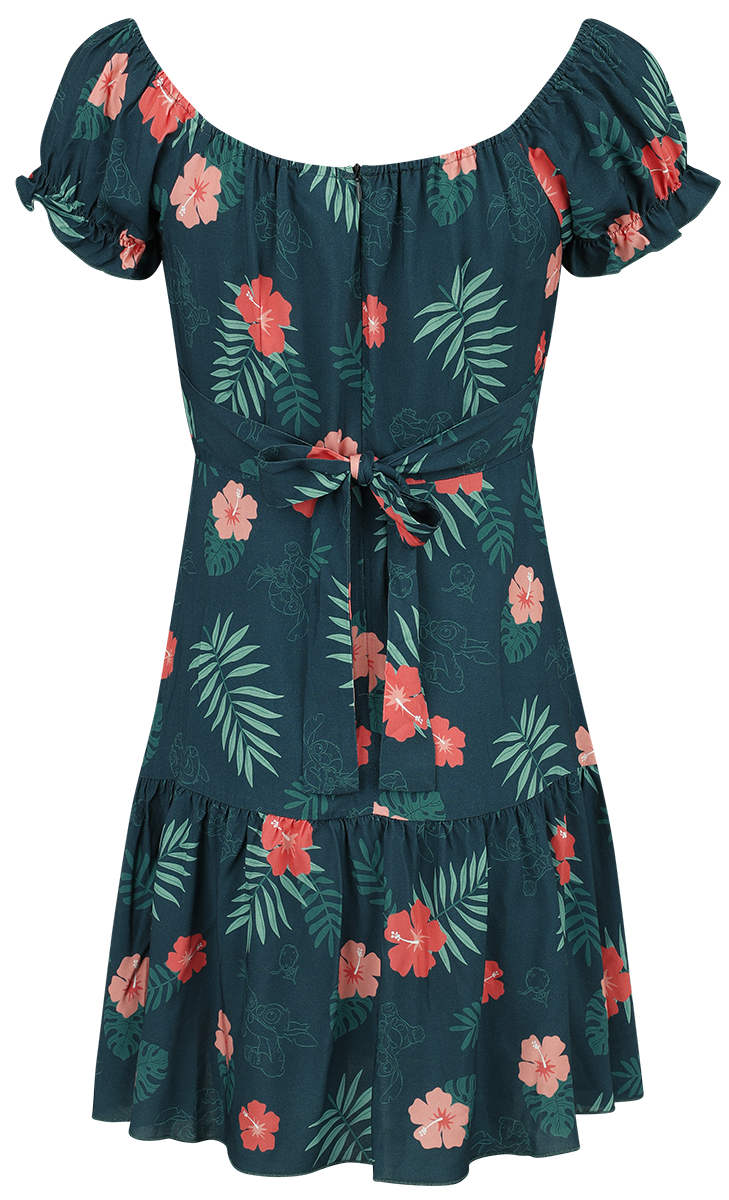 Robe mi-longue Disney de Lilo & Stitch - Stitch - S à XXL - pour Femme - multicolore - Lilo & Stitch - View 2