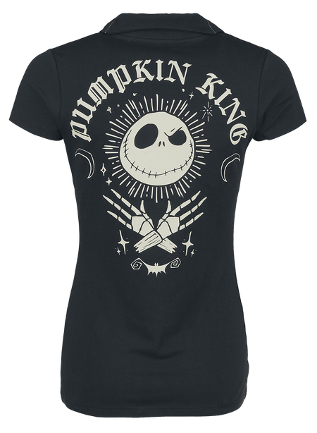 T-Shirt Manches courtes Disney de L'Étrange Noël De Monsieur Jack - Pumpkin King - S à XXL - pour Femme - noir - L'Étrange Noël De Monsieur Jack - View 2