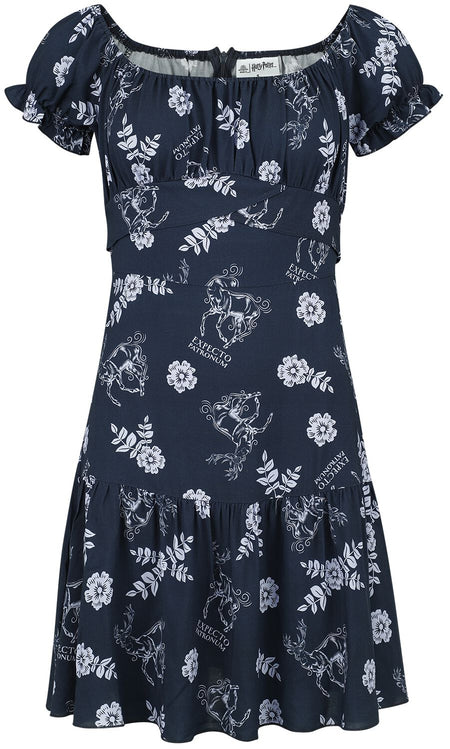 Robe mi-longue  de Harry Potter - Patronus - S à XXL - pour Femme - multicolore - Harry Potter