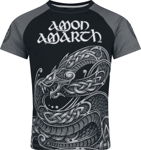 T-Shirt Manches courtes  de Amon Amarth - EMP Signature Collection - M à XXL - pour Homme - noir/gris - Amon Amarth