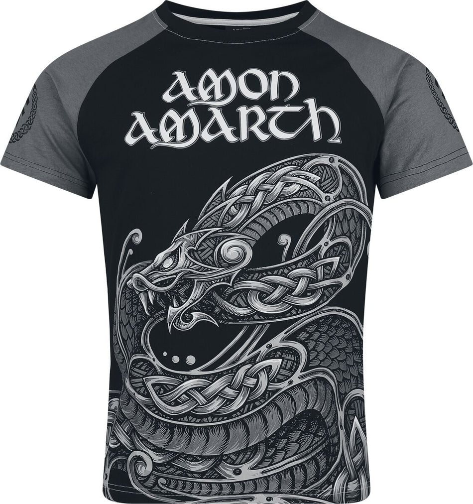 T-Shirt Manches courtes  de Amon Amarth - EMP Signature Collection - M à 3XL - pour Homme - noir/gris - Amon Amarth